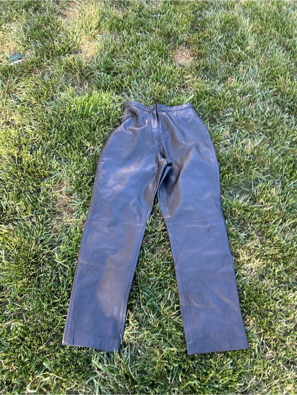 Mix It leather pants size 8 black‎